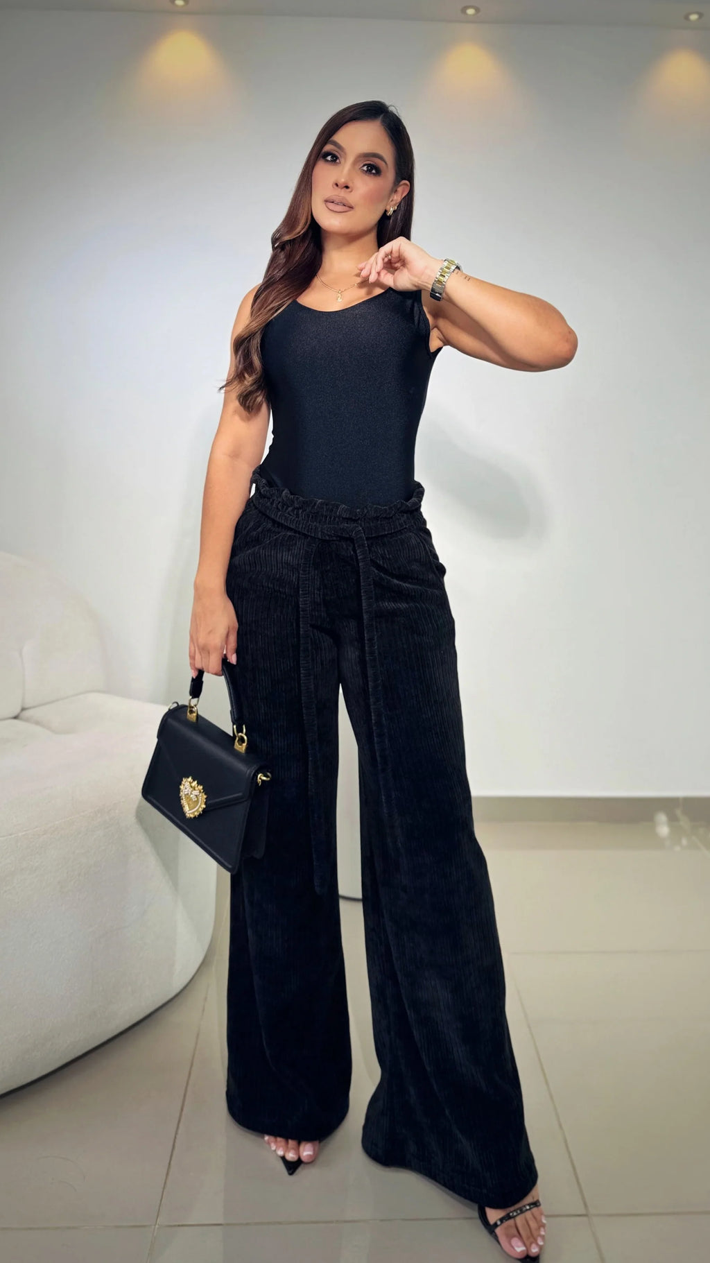 Pantalones de pana y terciopelo para mujer